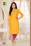 Crayons H Dot By Hirwa Straight With Embroidery Kurtis Wholesale Clothing Suppliers In India